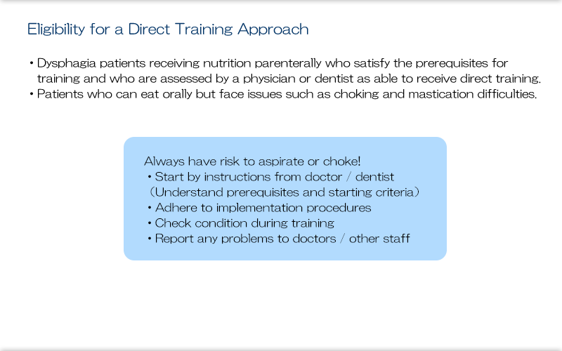 50.A Direct Training Approach To Dysphagia Rehabilitation: Concept Of ...